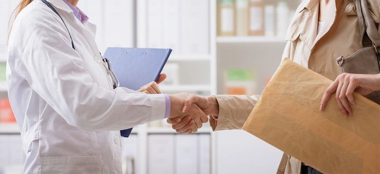 Patient records request banner